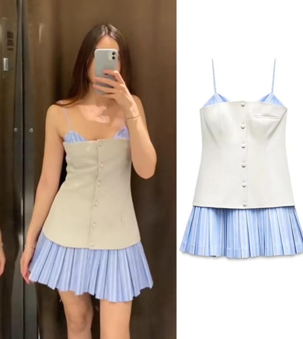 Beautiful Stripped Dress FT088