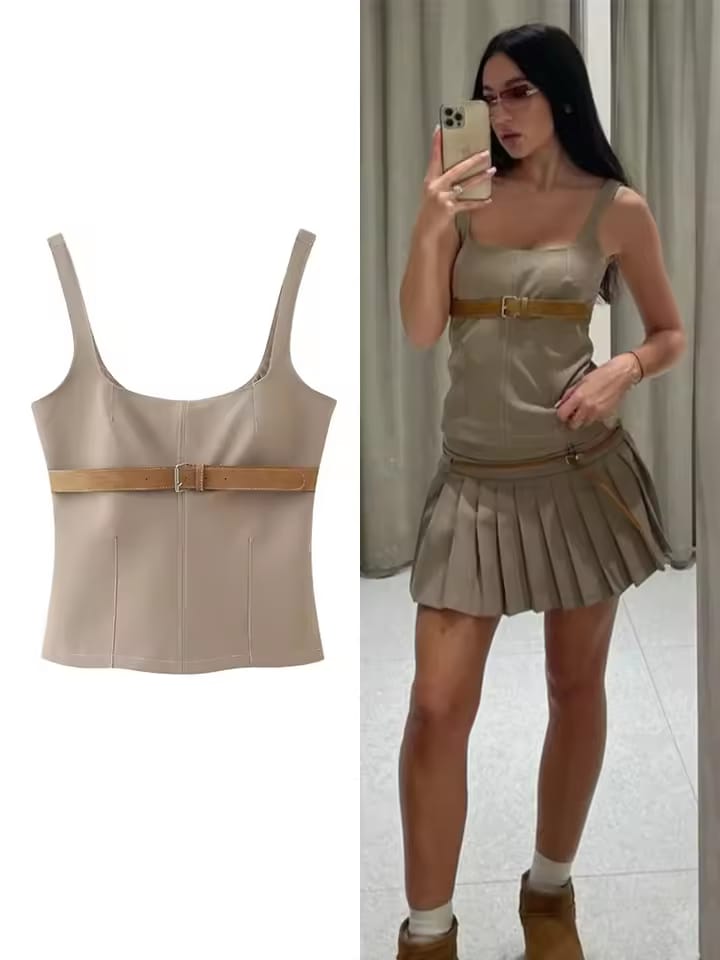 Beautiful Top With Skirt FT085