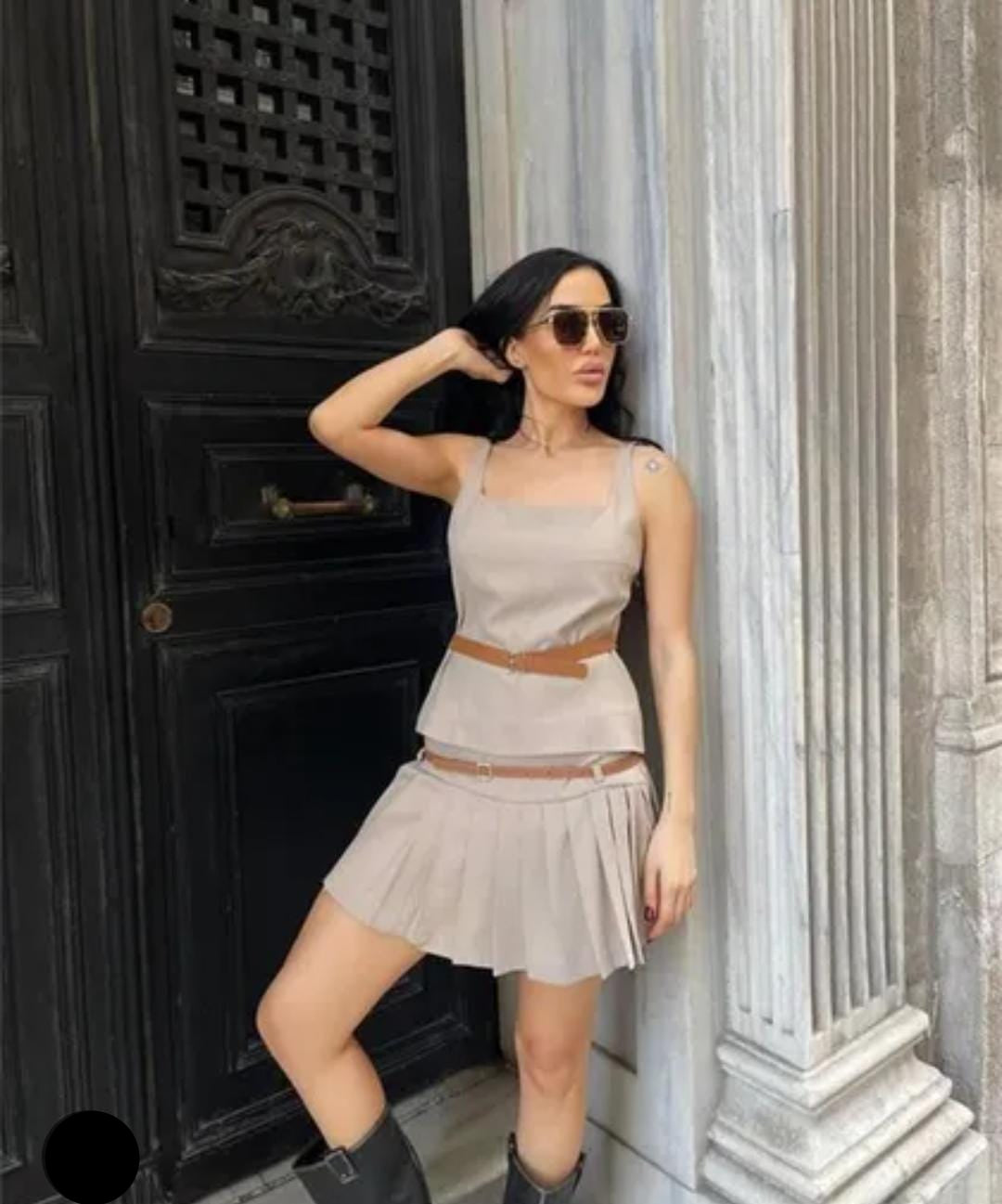 Beautiful Top With Skirt FT085