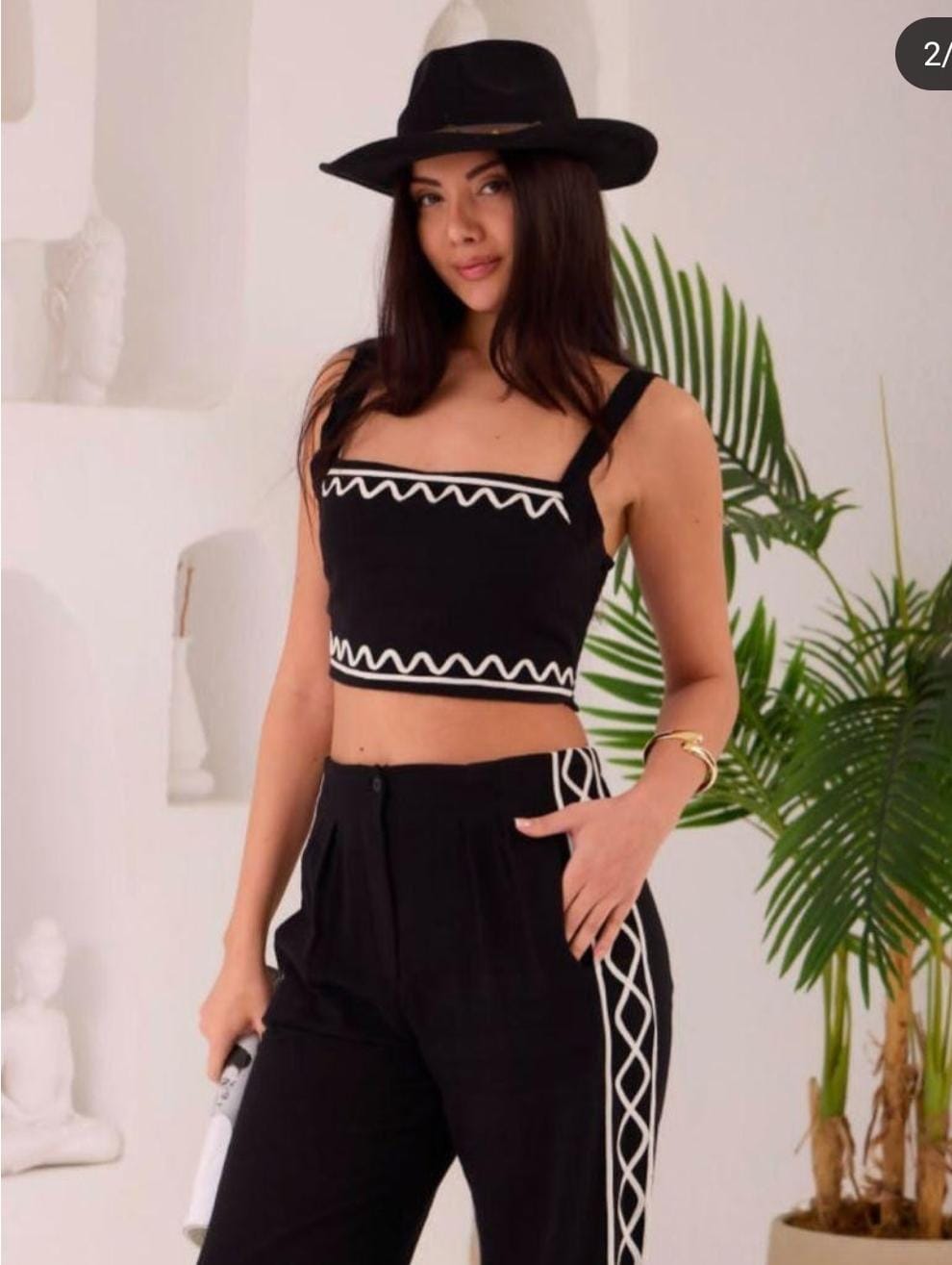 Beautiful Zig Wave Co-Ord Set FT202