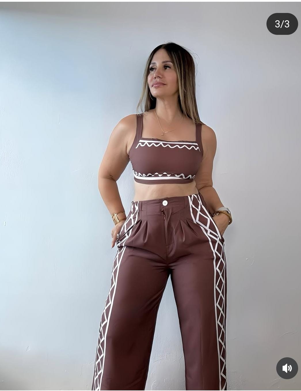 Beautiful Zig Wave Co-Ord Set FT202