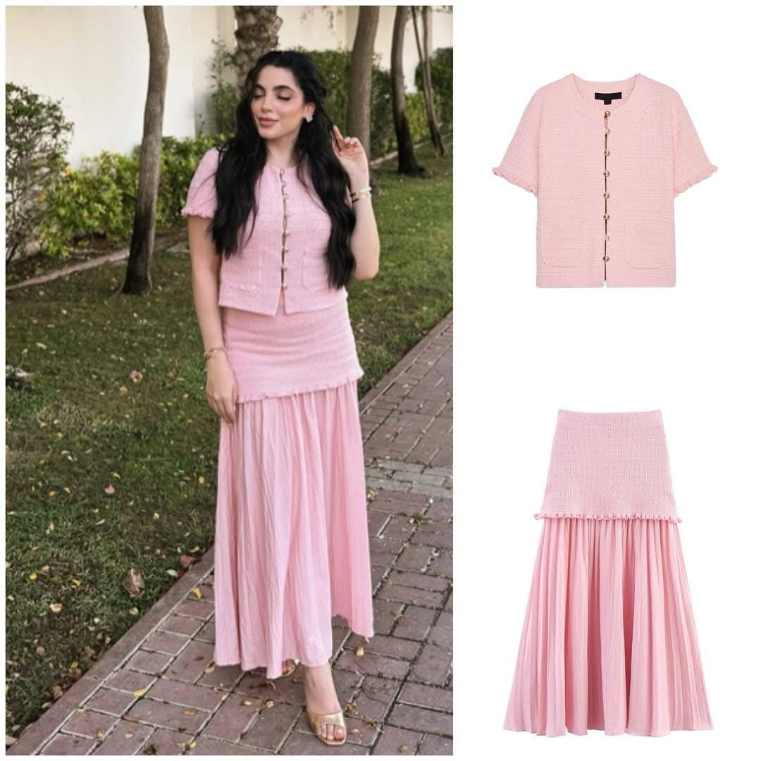 Blush Breeze Co-Ord Set FT223