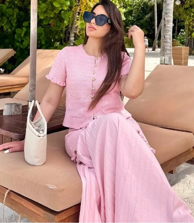 Blush Breeze Co-Ord Set FT223