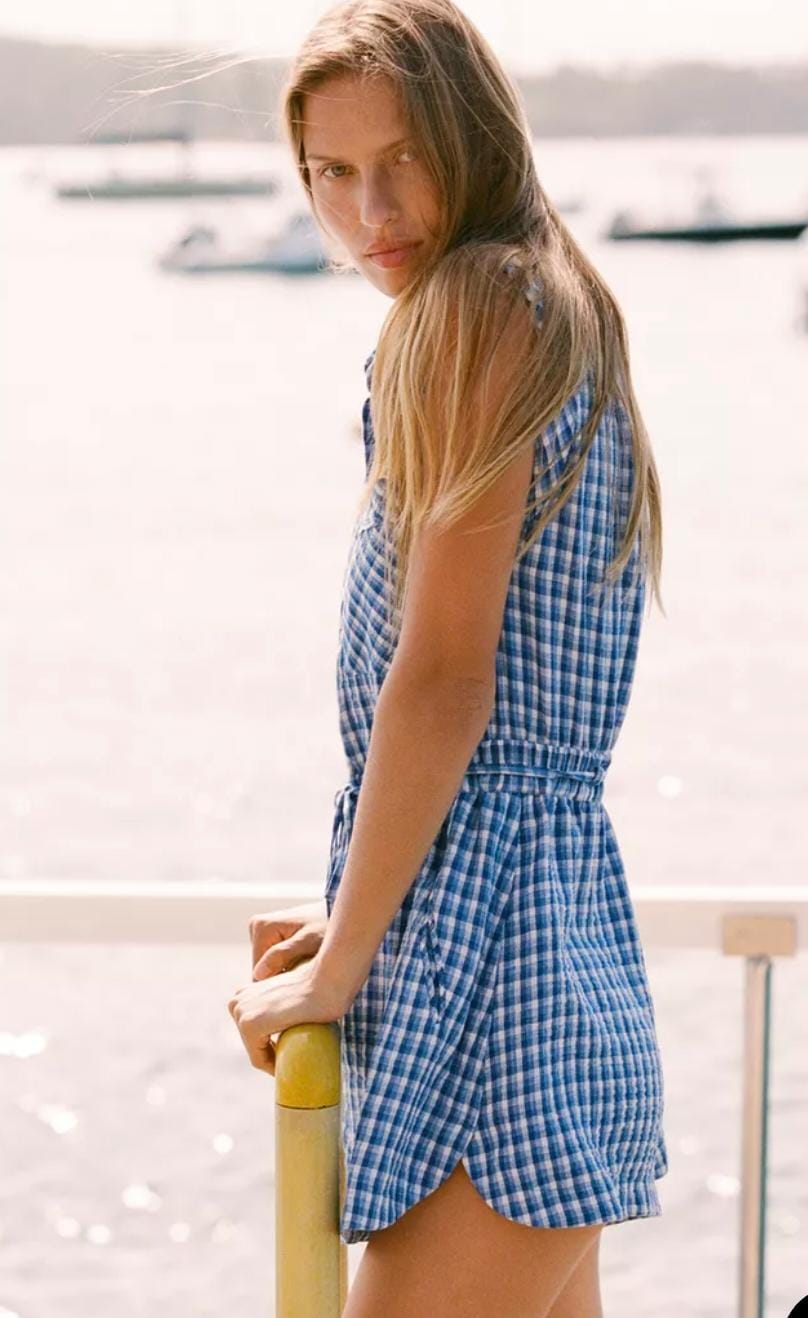 Checkered Jumpsuit FT031