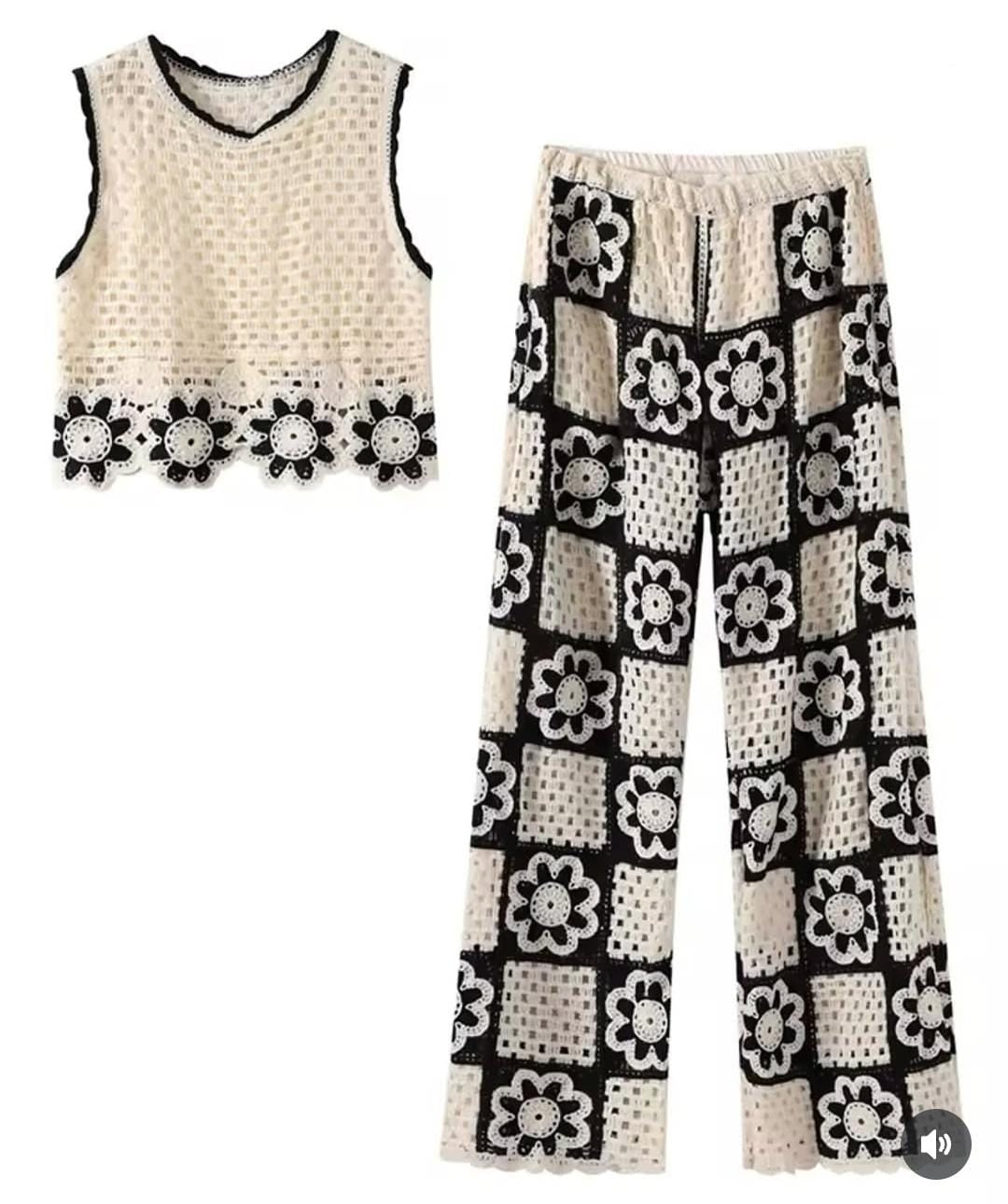 Desert Crochet Co-Ord Set FT104