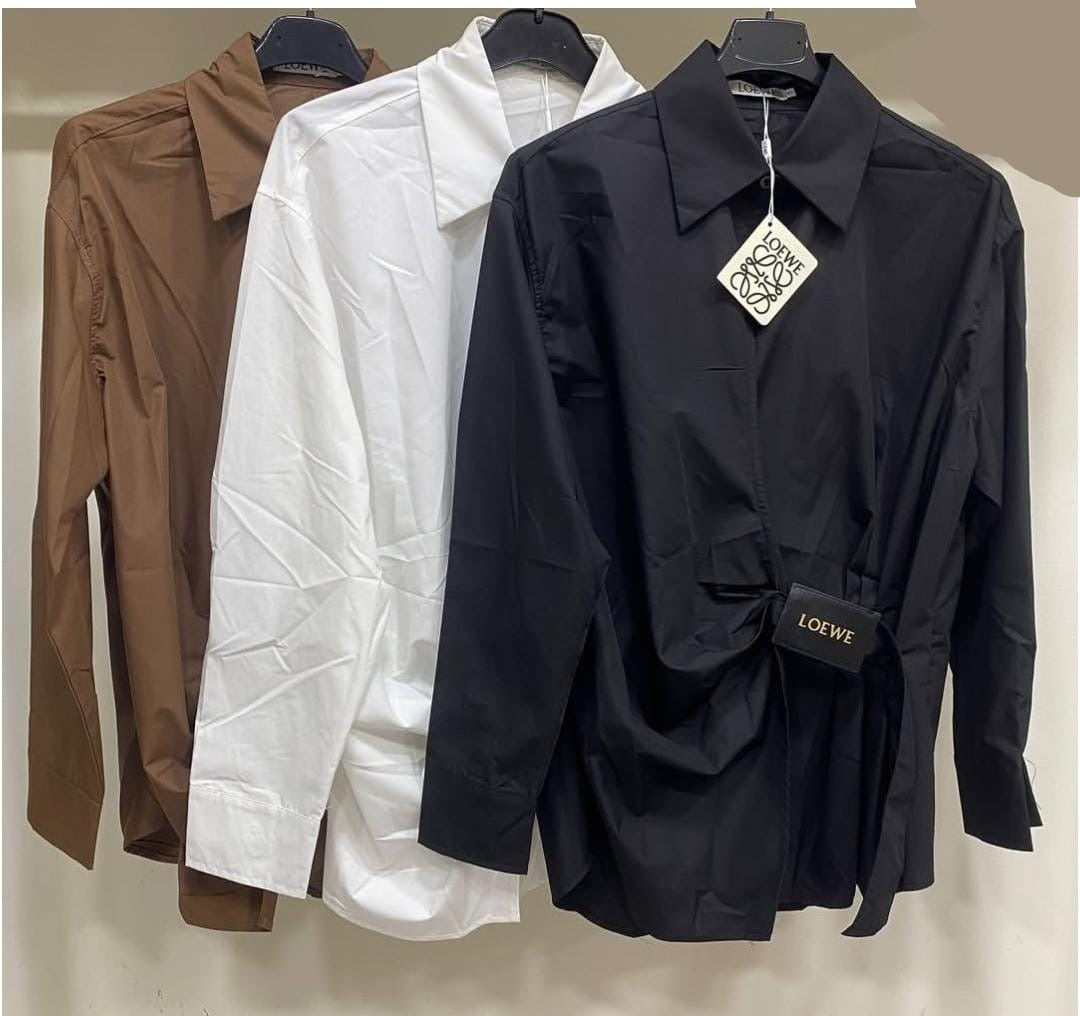 Exclusive Side Draped Shirt FT353