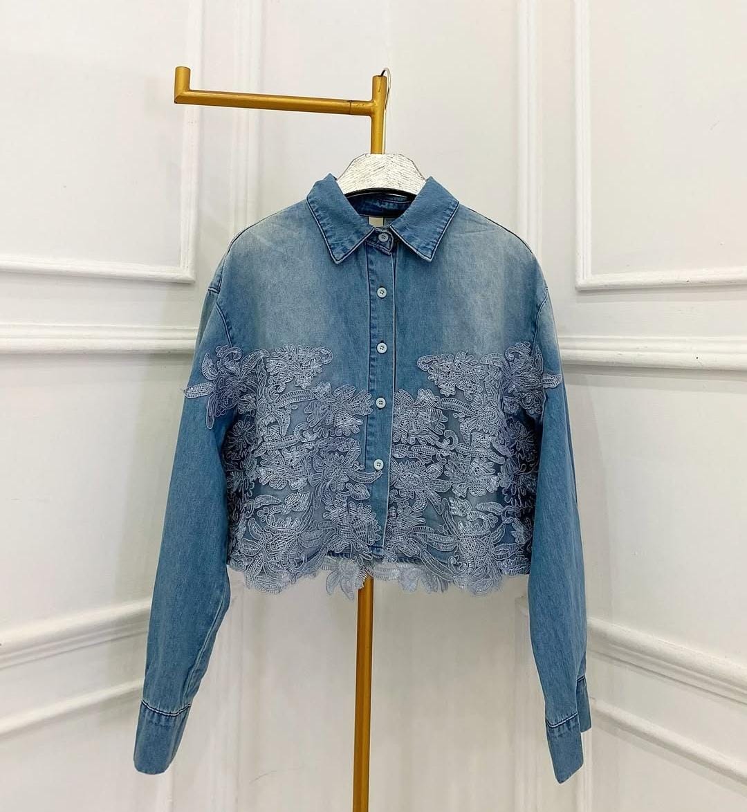 Heavy Denim Cut Work FT222