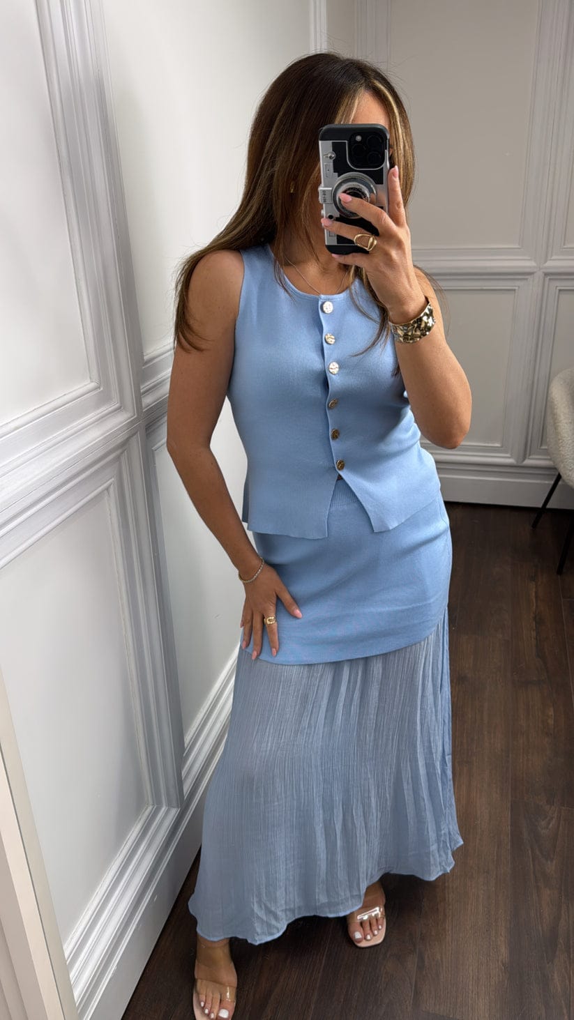 Beautiful Vest and Skirt Set FT165