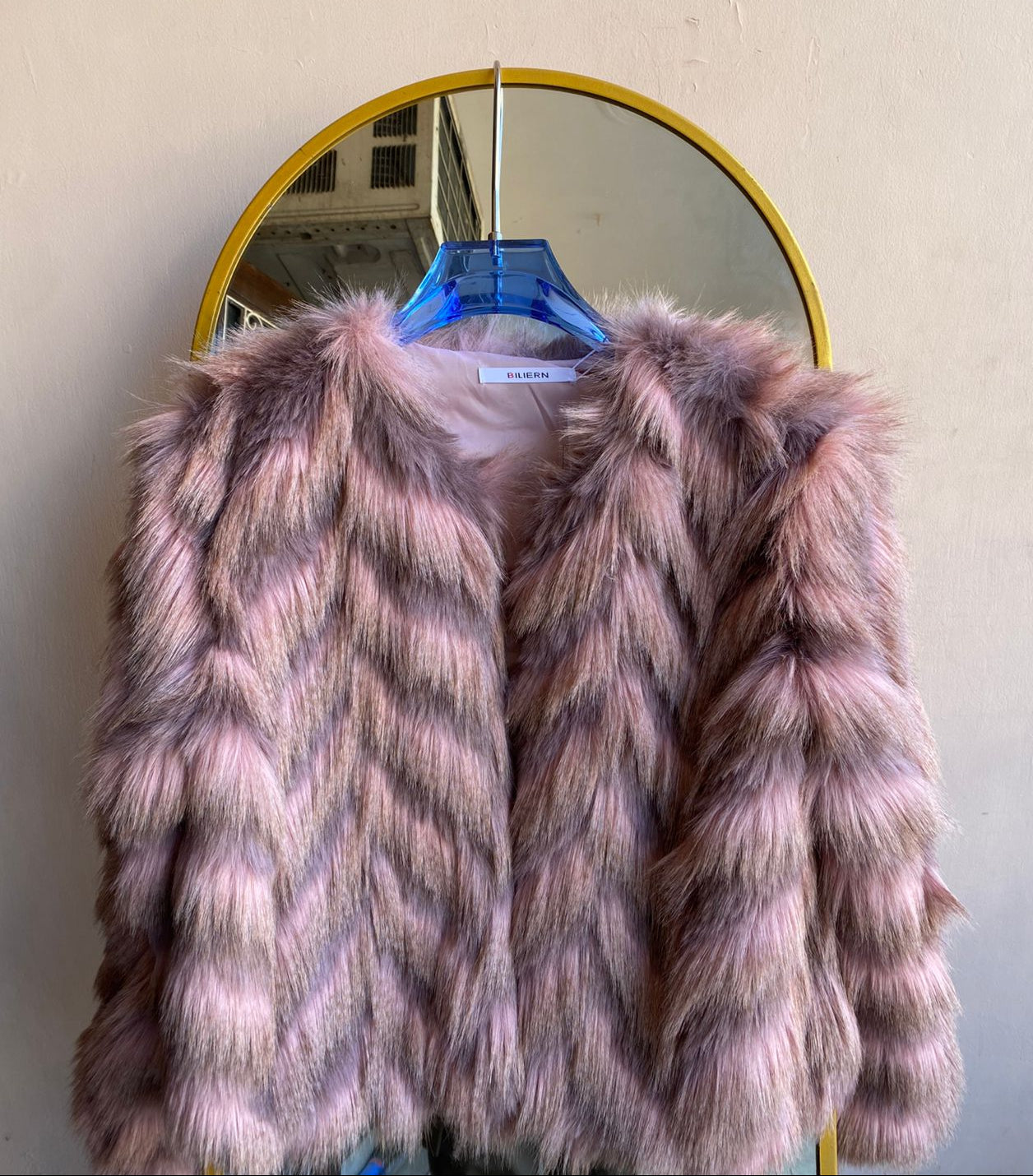 Shaded Fur Coat FT582