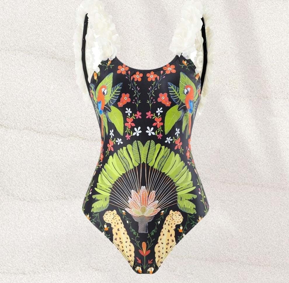 New Swimsuit With Sarong FT025