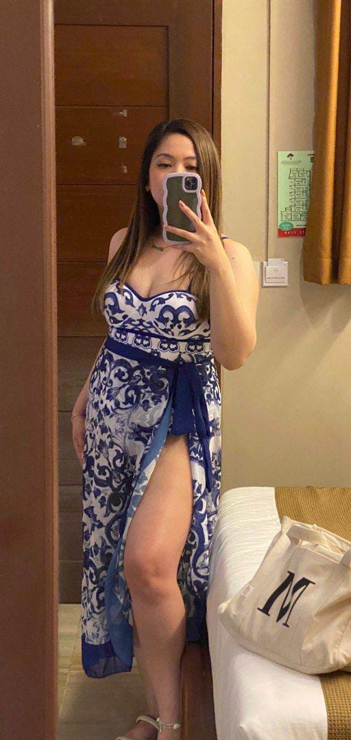 Padded Swimsuit With Sarong FT027