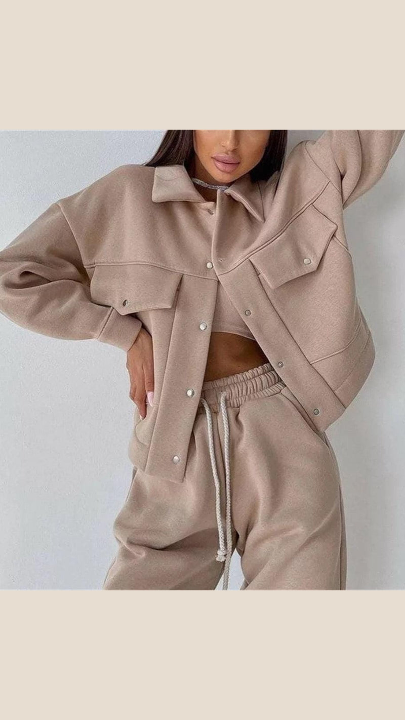 Premium Inside Fleece Jogger Set FT008