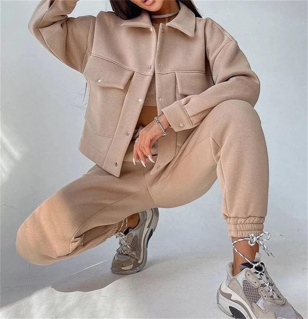 Premium Inside Fleece Jogger Set FT008