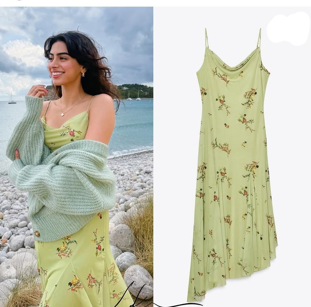 Printed Tulle Dress FT080