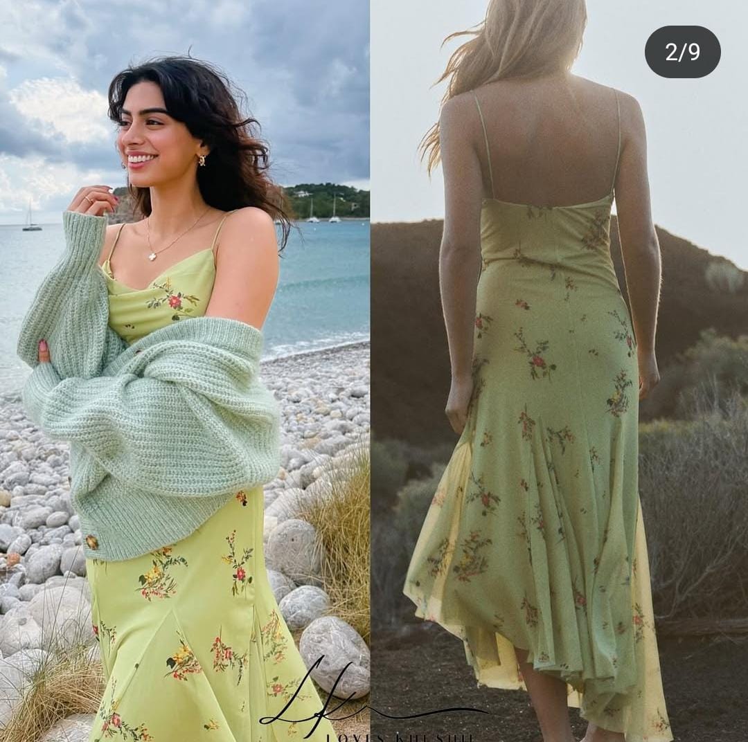 Printed Tulle Dress FT080
