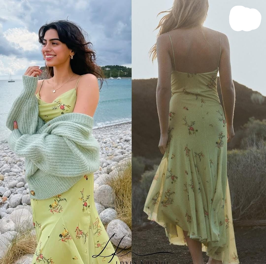 Printed Tulle Dress FT080