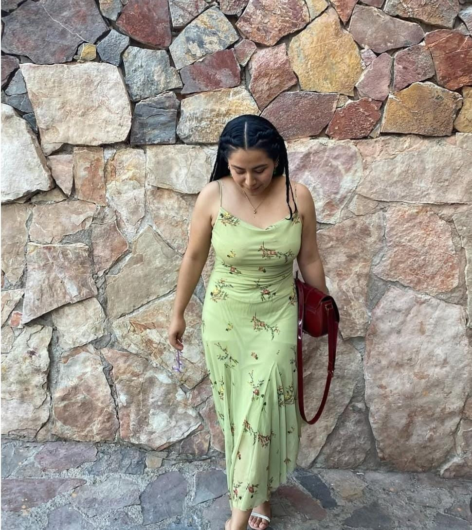 Printed Tulle Dress FT080