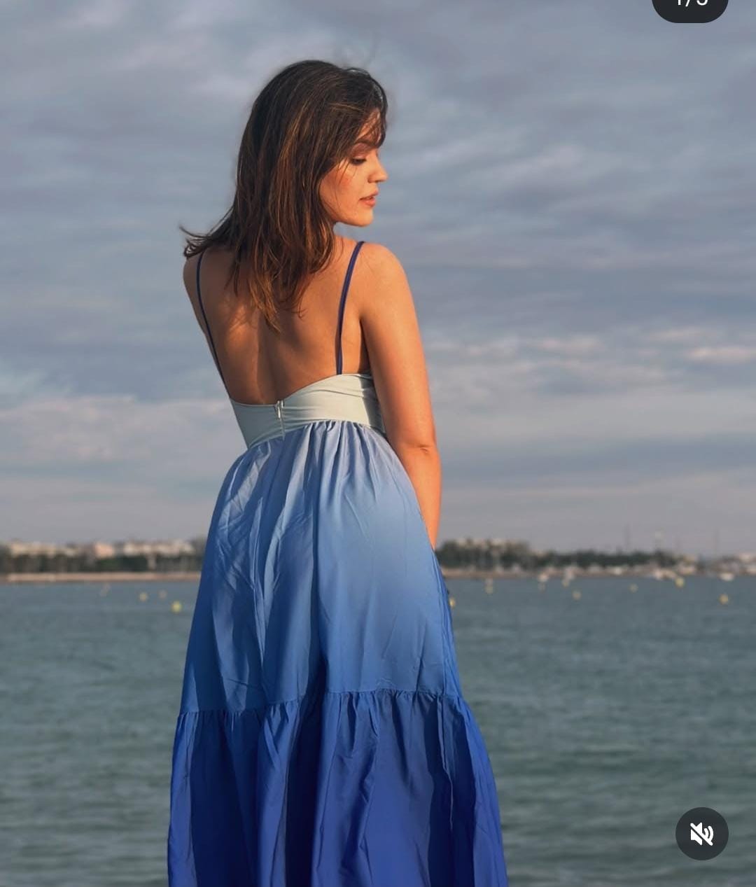 Shaded Long Maxi Dress FT092