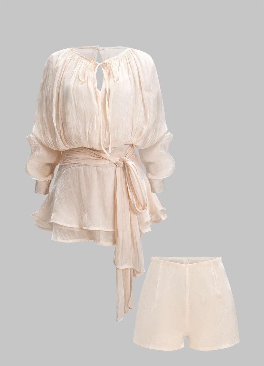 Stunning Mini Dress With shorts FT169