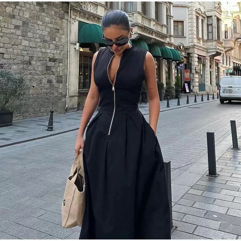 Stunning Zipper Dress FT160