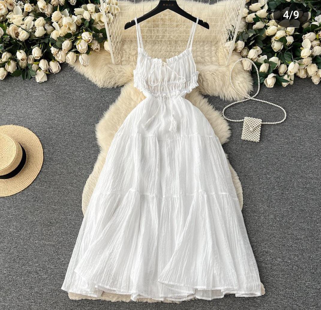 Summer Side Cut Dress FT040
