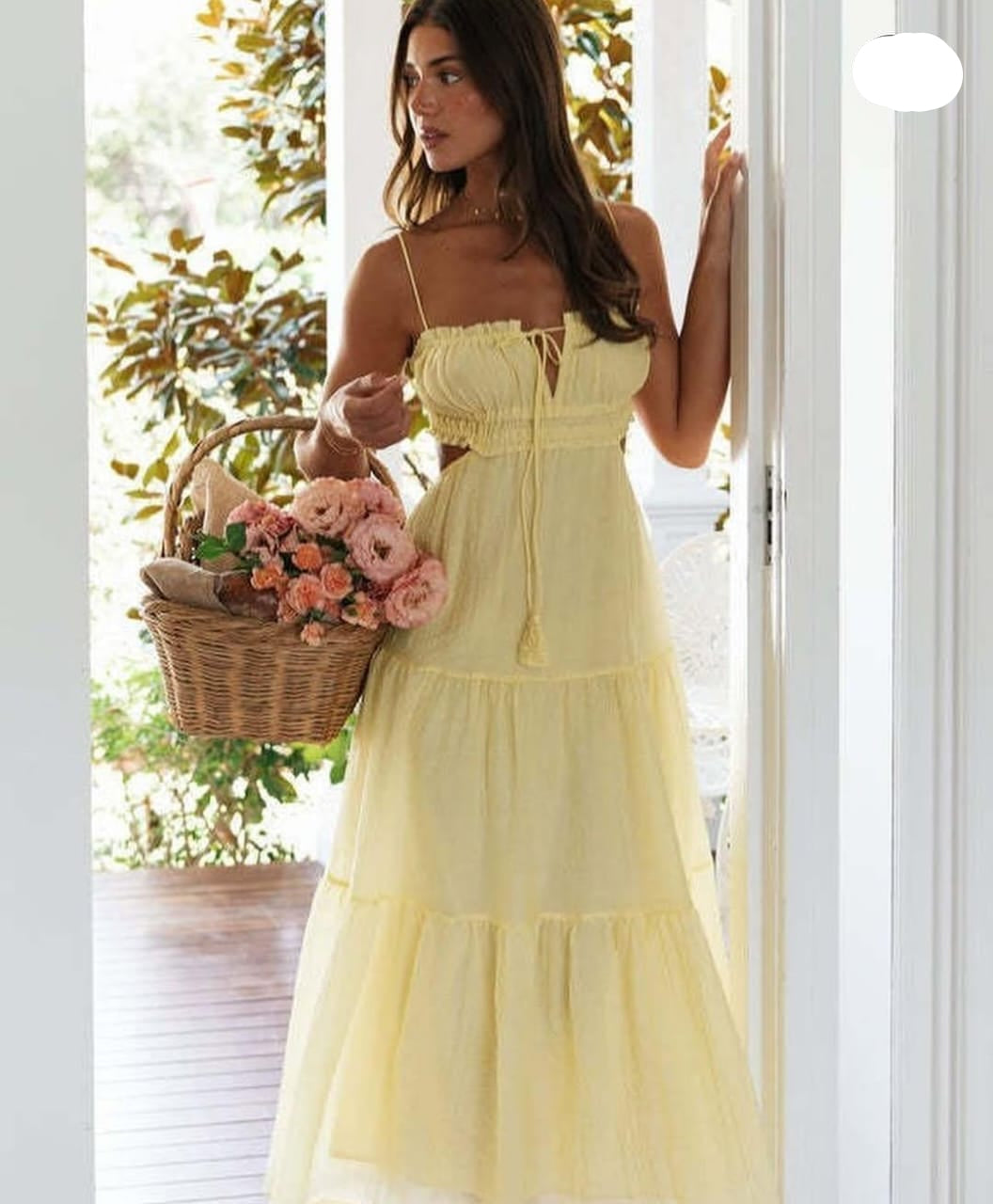 Summer Side Cut Dress FT040