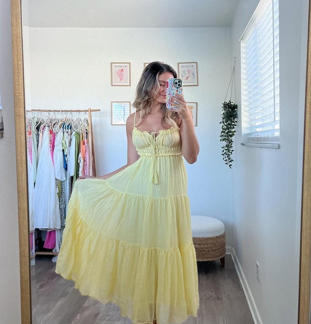 Summer Side Cut Dress FT065
