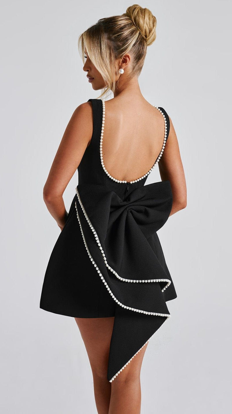 Very Pretty Beautiful Bow Short Dress FT013