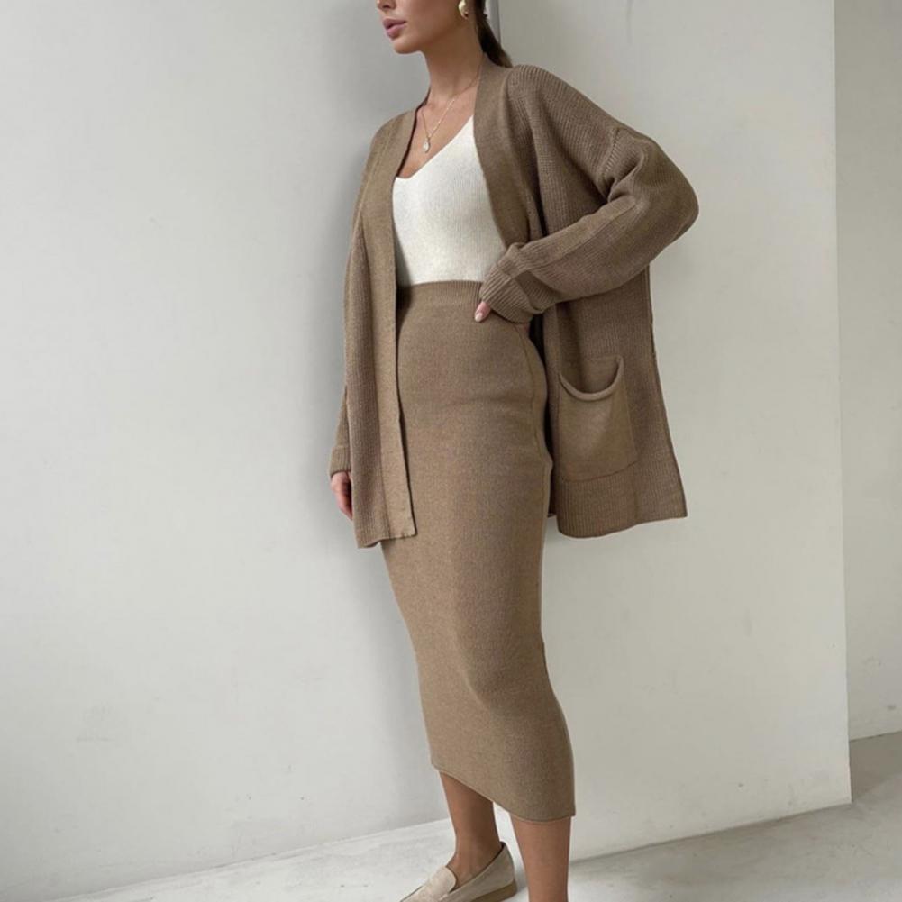 Woolen Skirt Set FT232