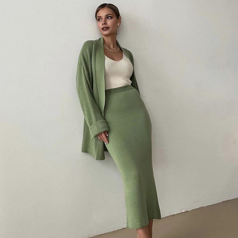Woolen Skirt Set FT232