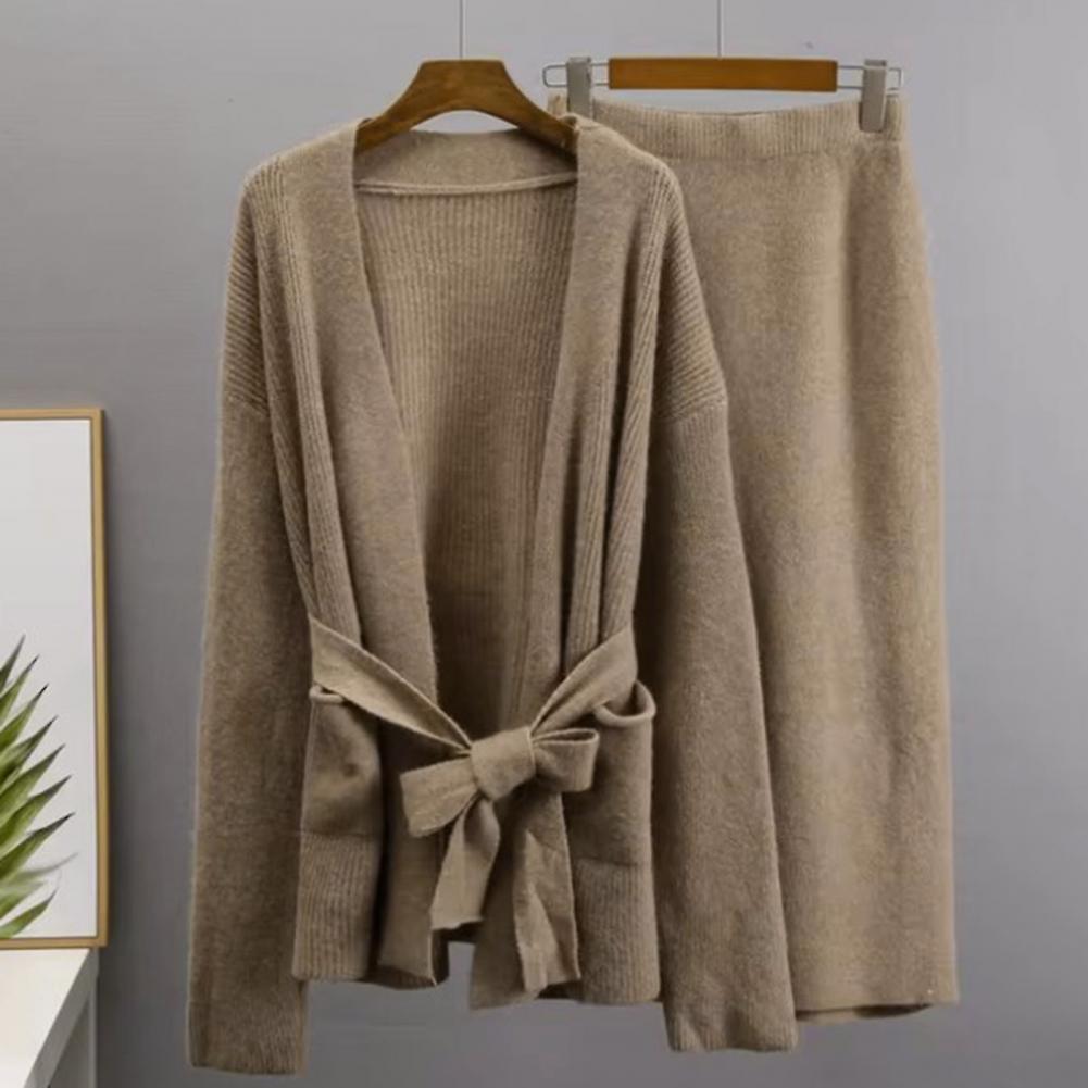 Woolen Skirt Set FT232