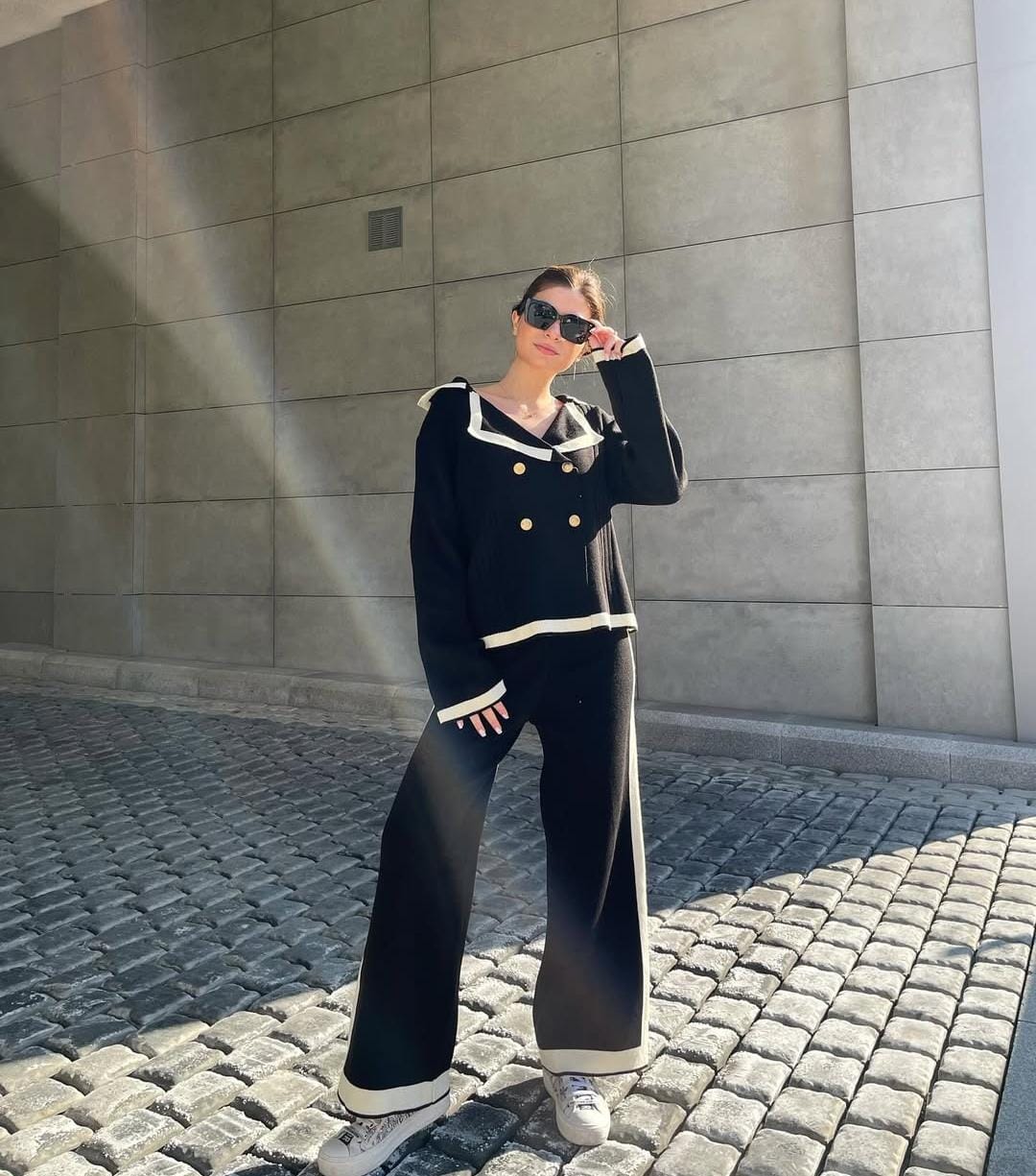 Buttoned Co-Ord Set FT237