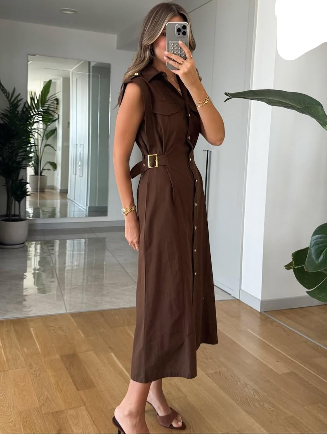 Beautiful Buttoned Dress FT251