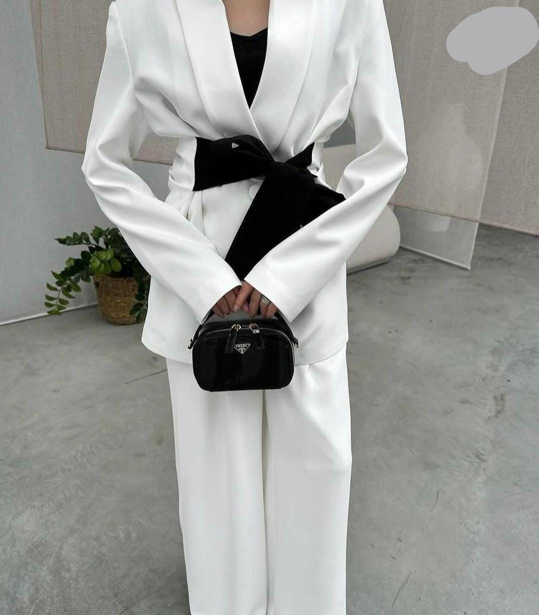 Bow knot blazer set FT253