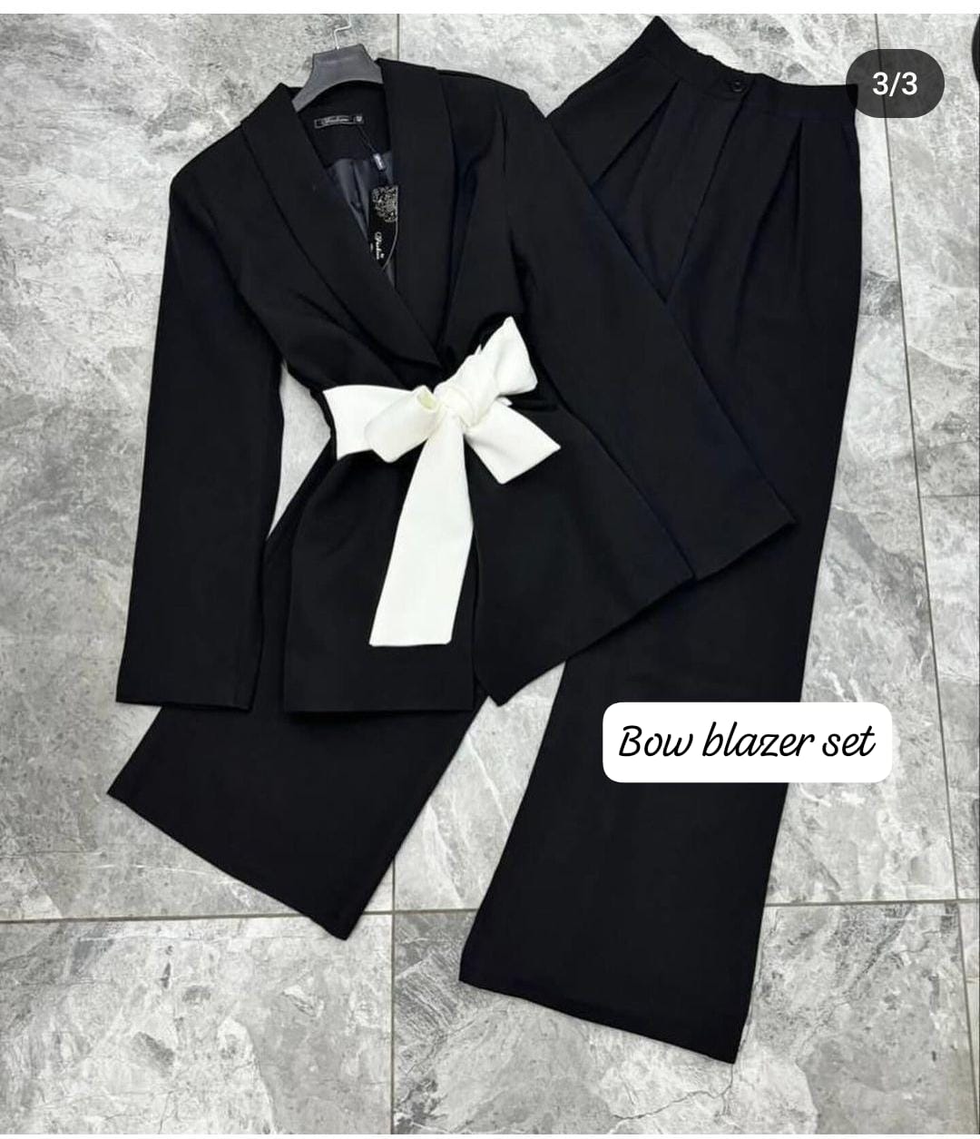 Bow knot blazer set FT253