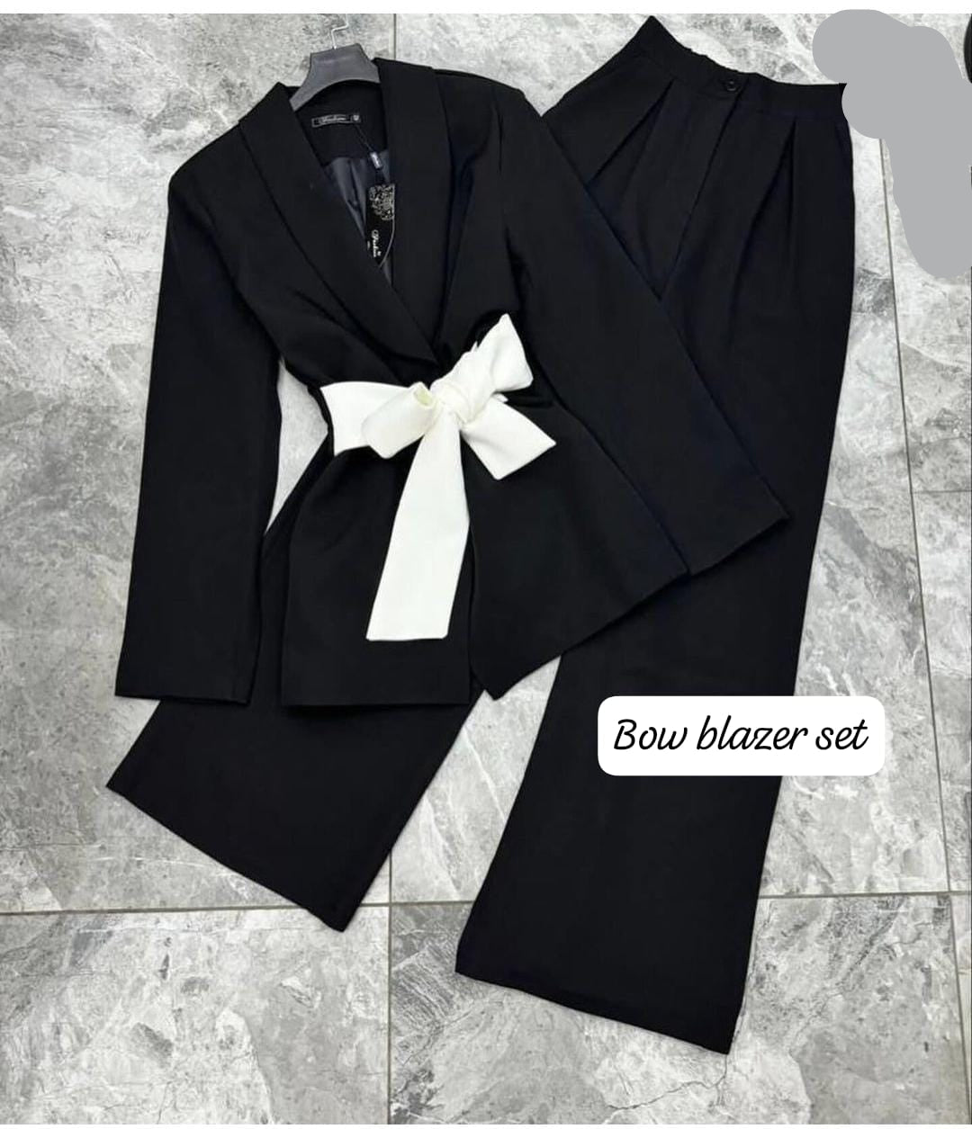 Bow knot blazer set FT253