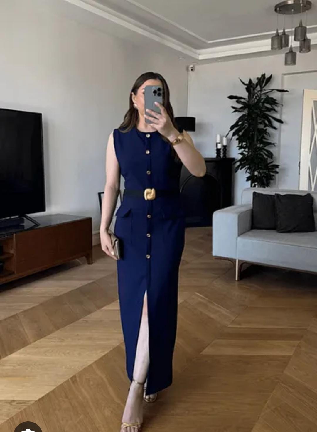 Stunning Belted Dress FT255