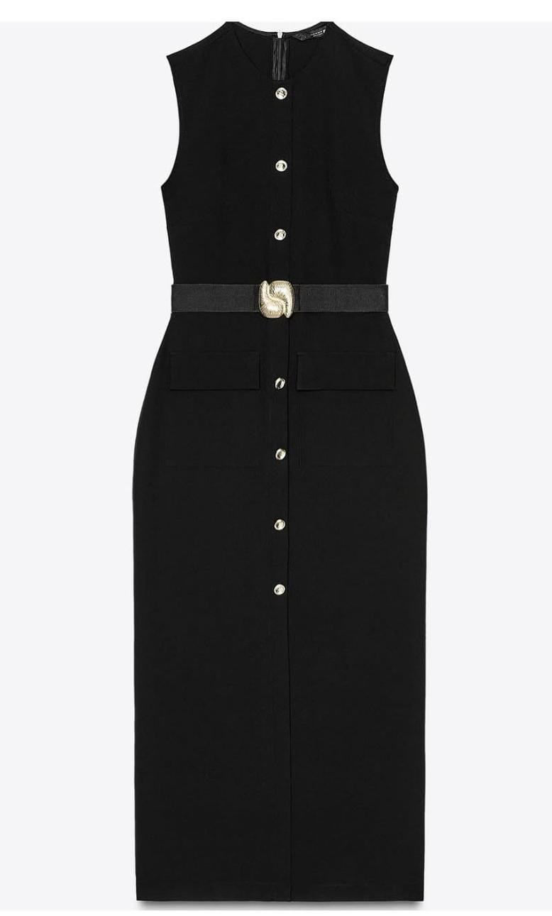 Stunning Belted Dress FT255