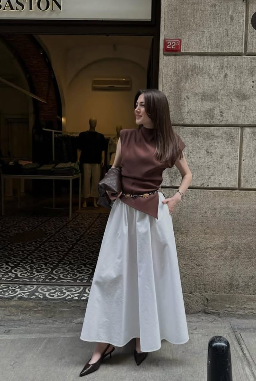 Stunning Asymmetrical Top FT262