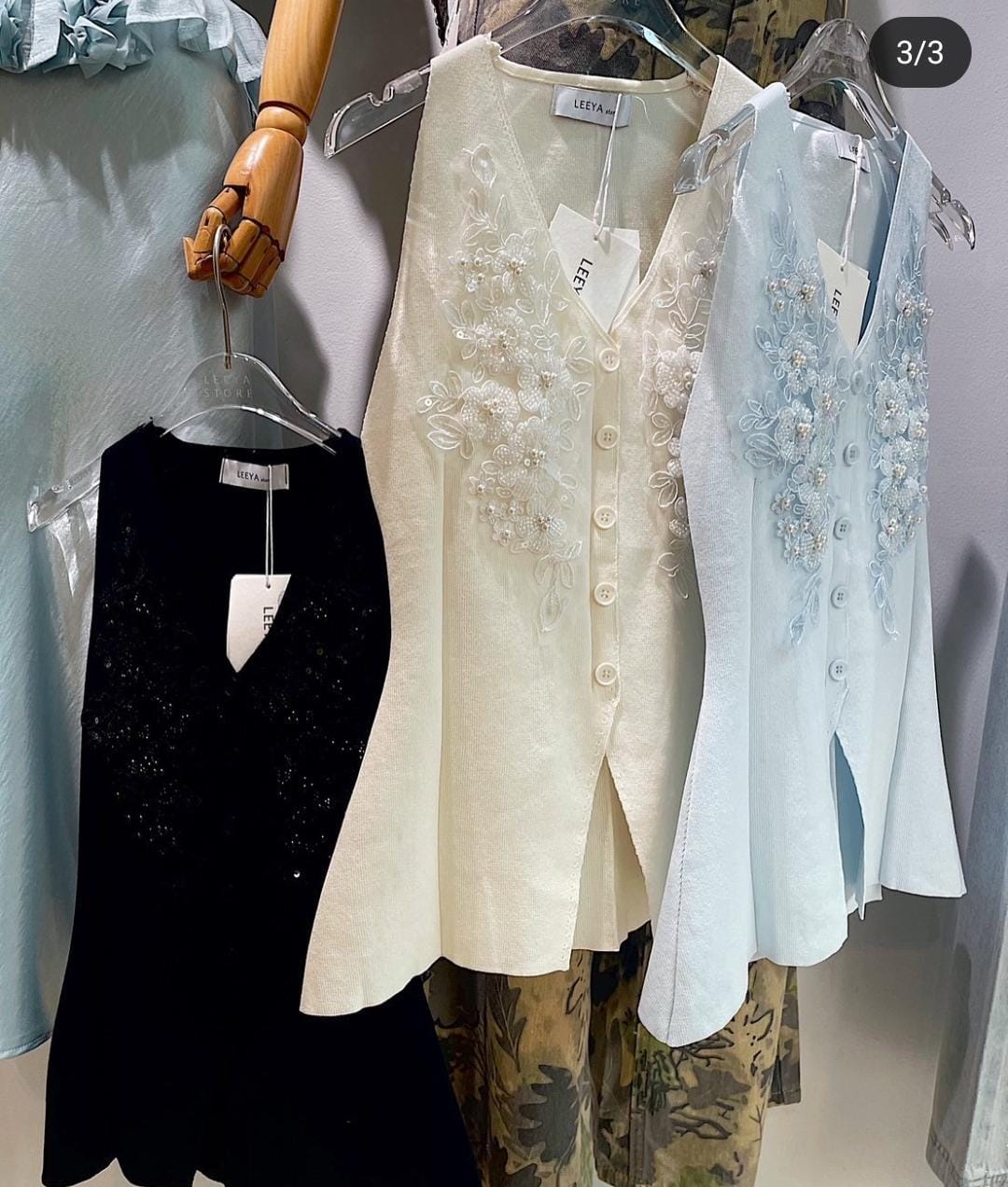 Embroidered Sleeveless Top FT272