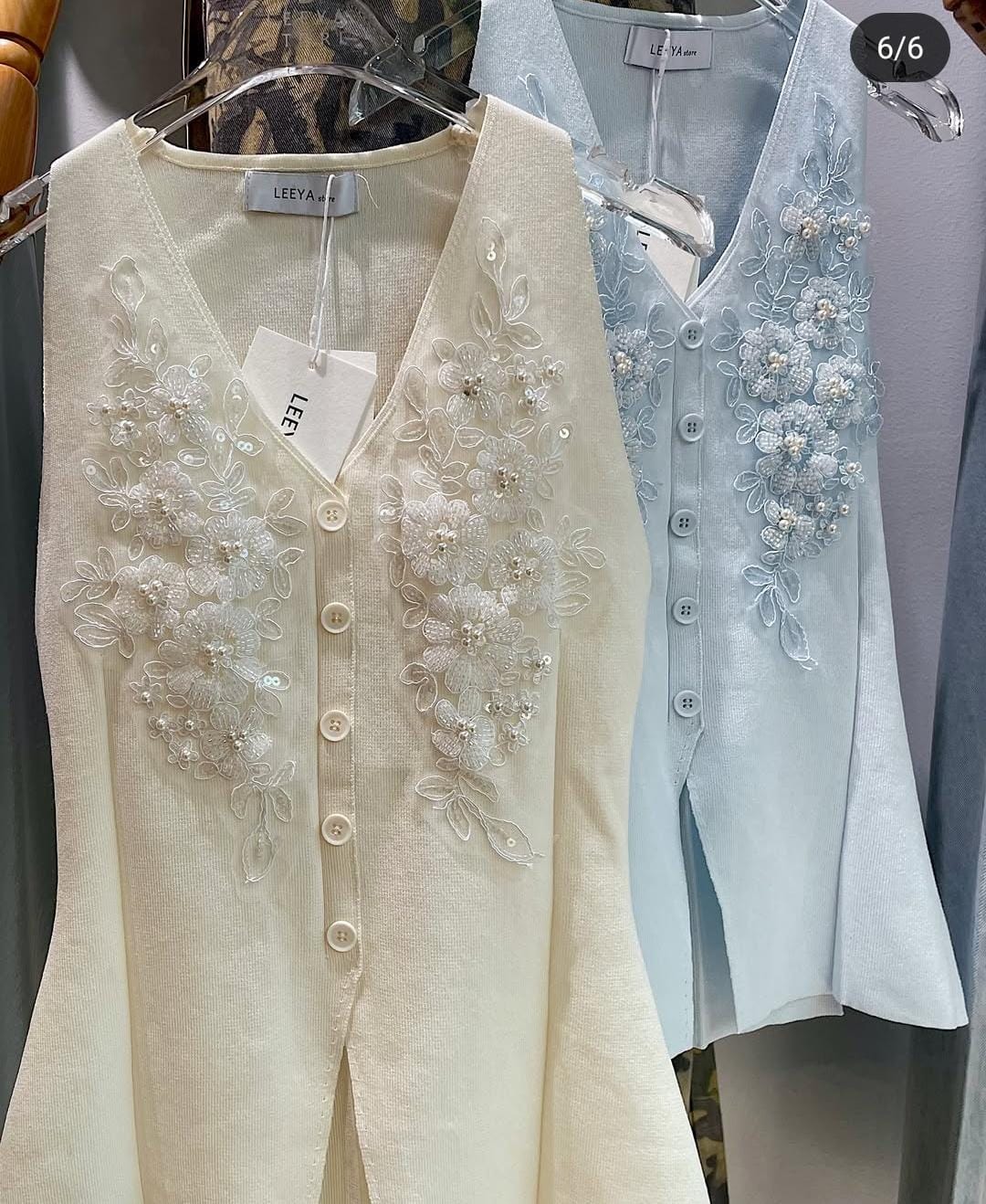 Embroidered Sleeveless Top FT272