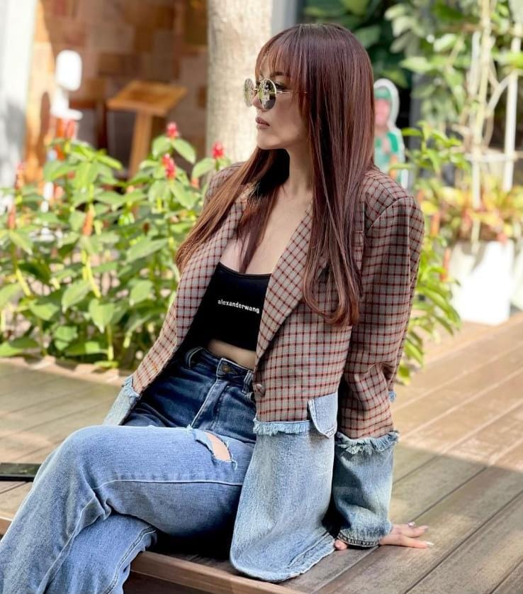 Beautiful Denim Blazer FT299