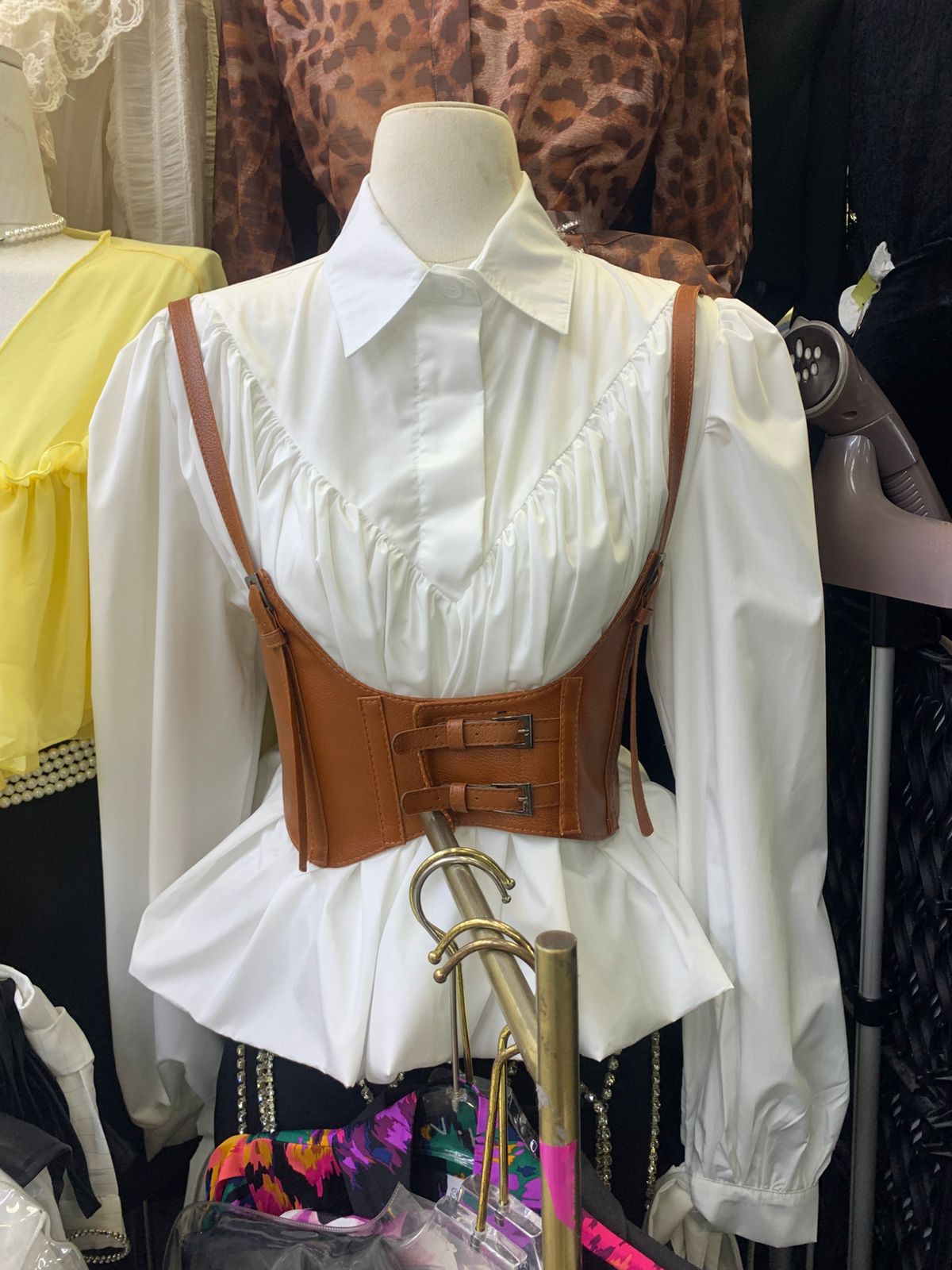 Corset Belt With Shirt FT288