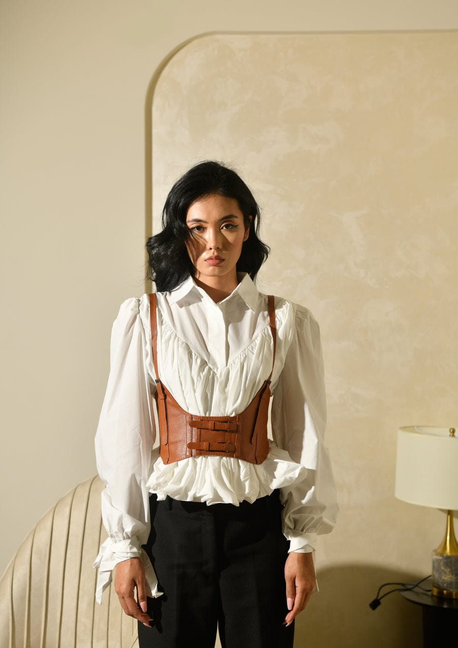 Corset Belt With Shirt FT288