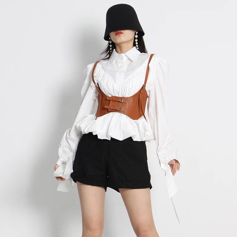 Corset Belt With Shirt FT288