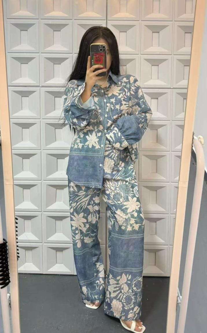 Printed Coord Set FT316