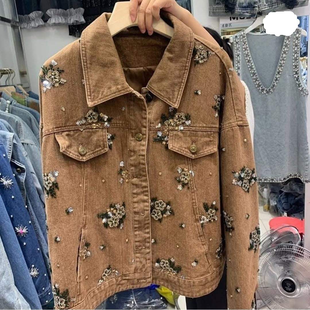 Embellished Denim Jacket FT344