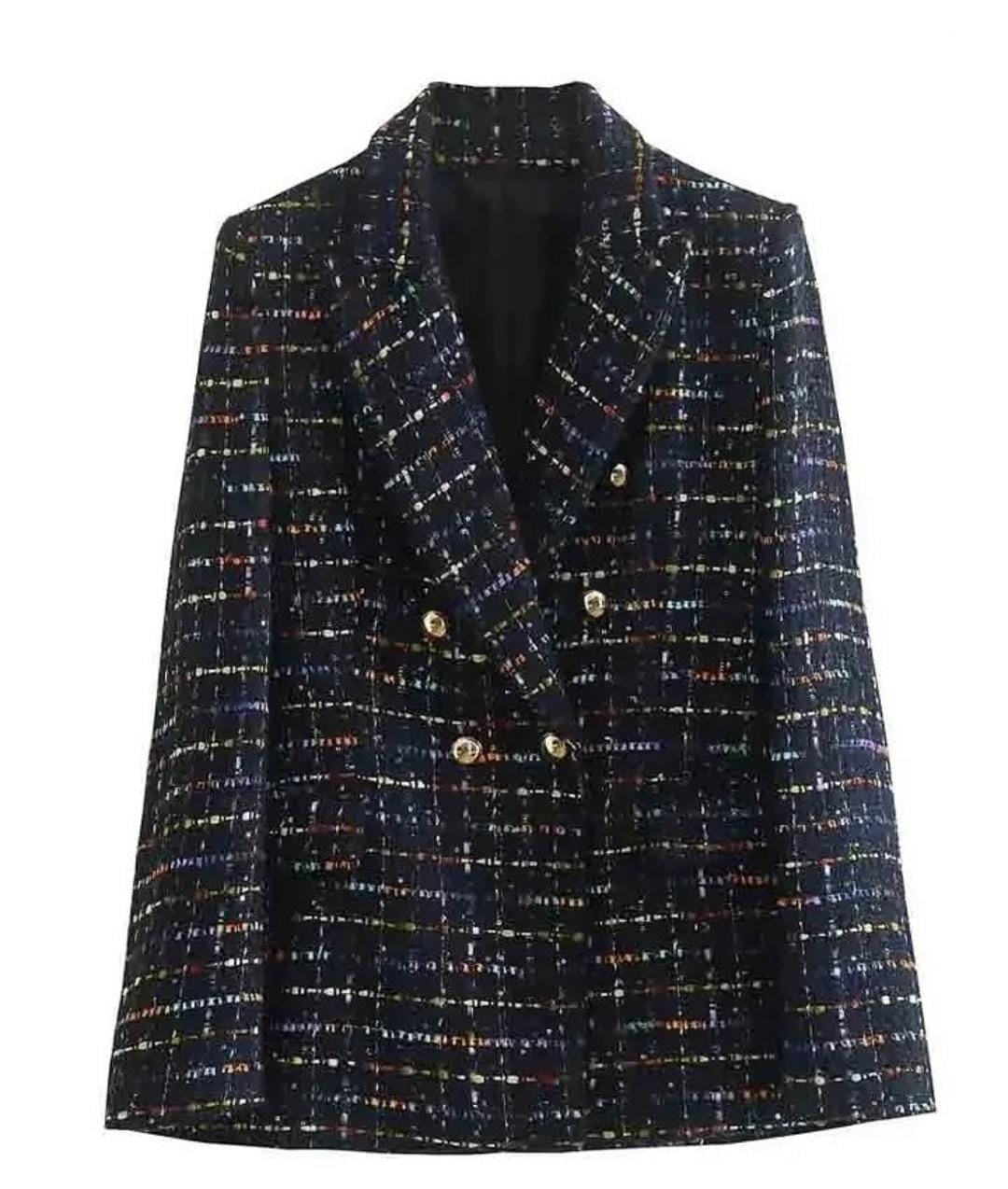 Luxury Tweed Blazer and Shorts Set FT362