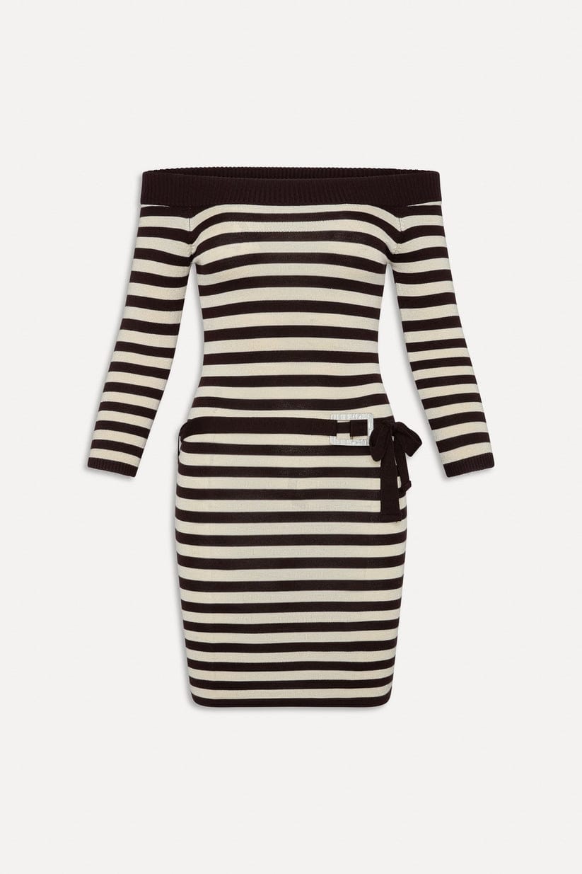 Ribbed Knitted Dress FT386