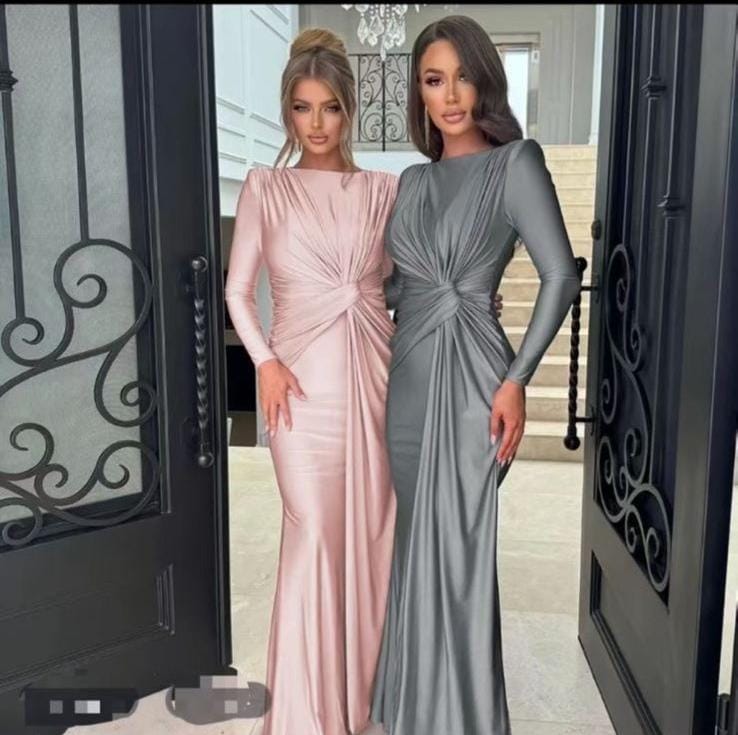 Draped Knotted Dress FT407